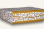 Preview: Archival box "Otti", flowers yellow - blue, handmade box